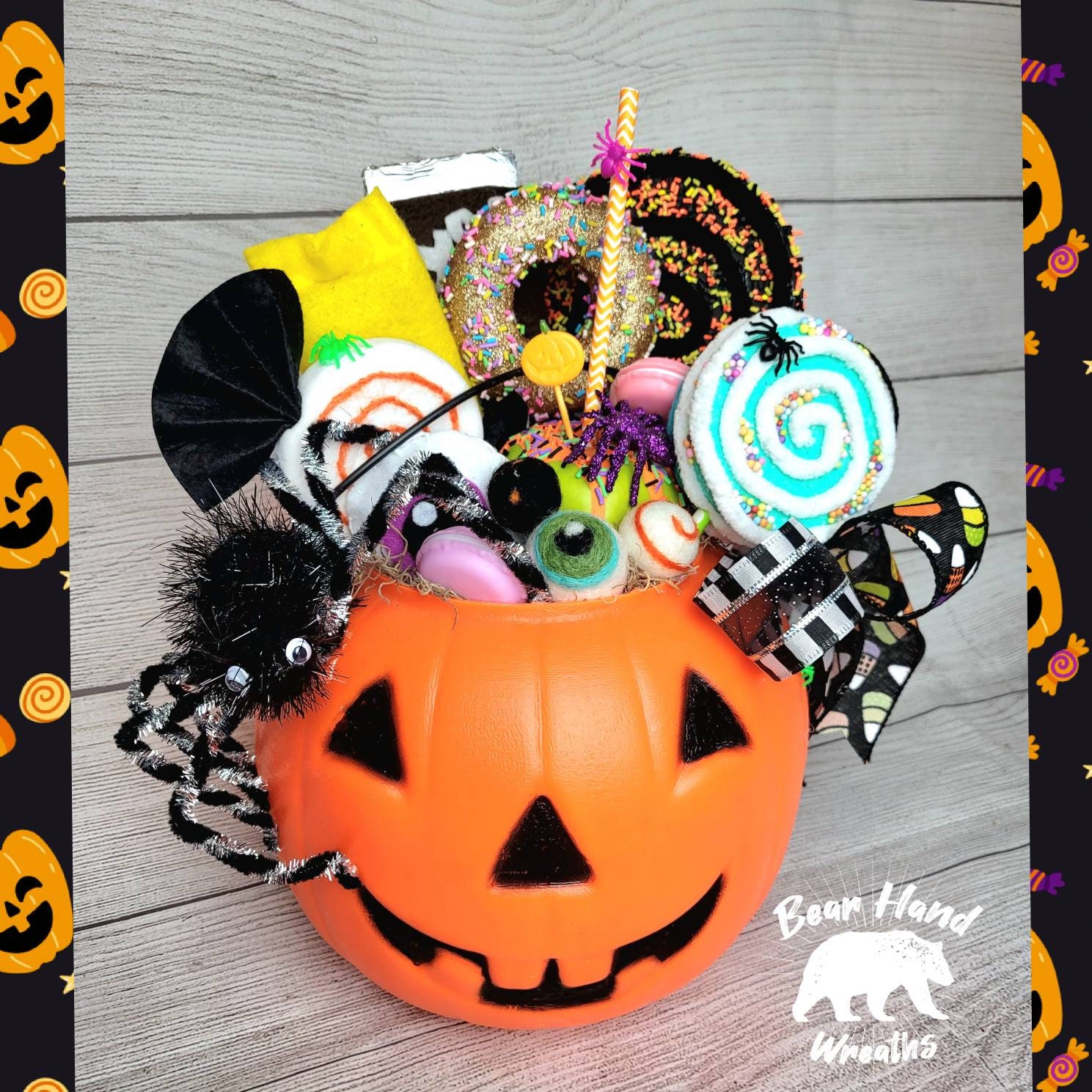 Whimsy Halloween Table Centerpiece Halloween Candy Etsy