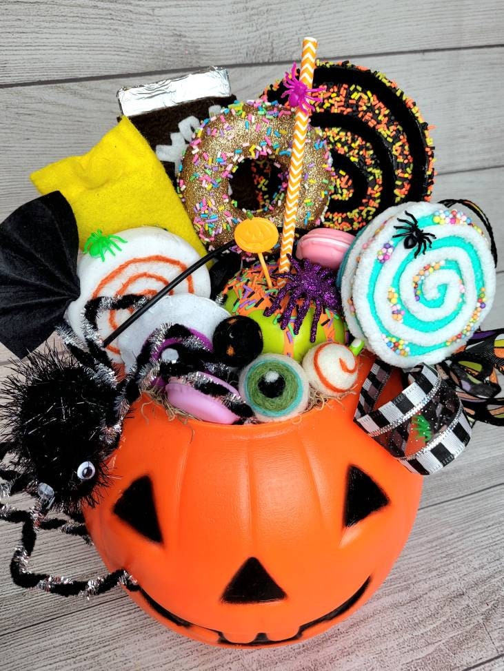 Whimsy Halloween Table Centerpiece Halloween Candy Etsy