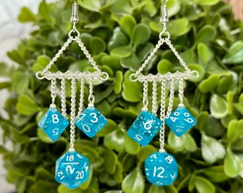 Dice Earrings | Dice Jewelry | Dnd Earrings | D20 Earrings | Nerd Jewelry | Dungeons and Dragons | Gamer Jewelry | Mini Dice Earring