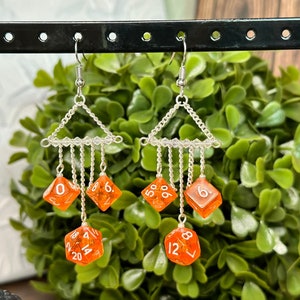 Dice Earrings | Dice Jewelry | Dnd Earrings | D20 Earrings | Nerd Jewelry | Dungeons and Dragons | Gamer Jewelry | Mini Dice Earring