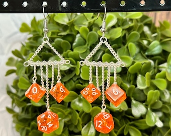 Dice Earrings | Dice Jewelry | Dnd Earrings | D20 Earrings | Nerd Jewelry | Dungeons and Dragons | Gamer Jewelry | Mini Dice Earring