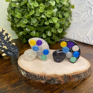 Handmade Watercolor Paint | Holographic Glitter | Watercolor Resin Palette | Water Color Paints | Paint Palette | Watercolor Palette