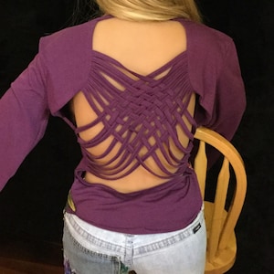 Rare Vintage Fredrick&#39;s of Hollywood Re-purposed  T-Shirt, Cropped  Top, Handcrafted Shirt, Appliqued T-shirt