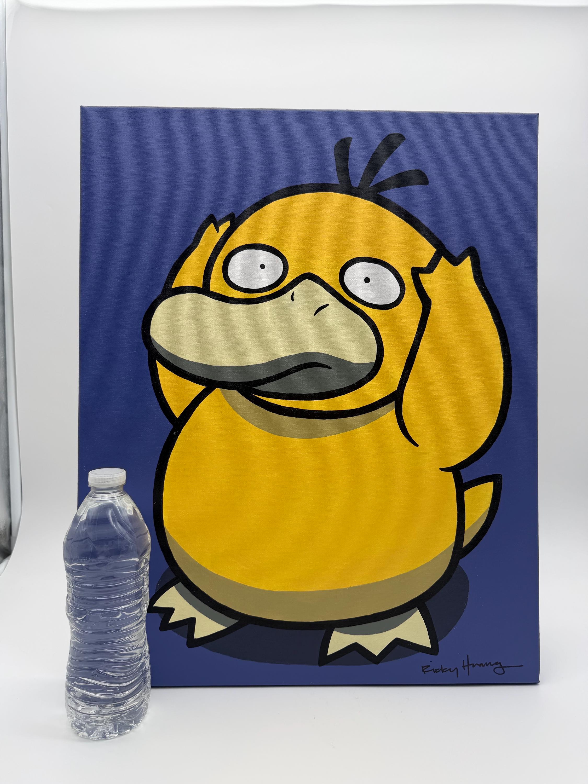 Purple Psyduck Painting - Etsy