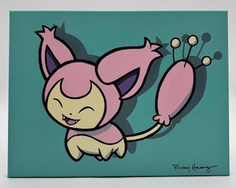Skitty Painting