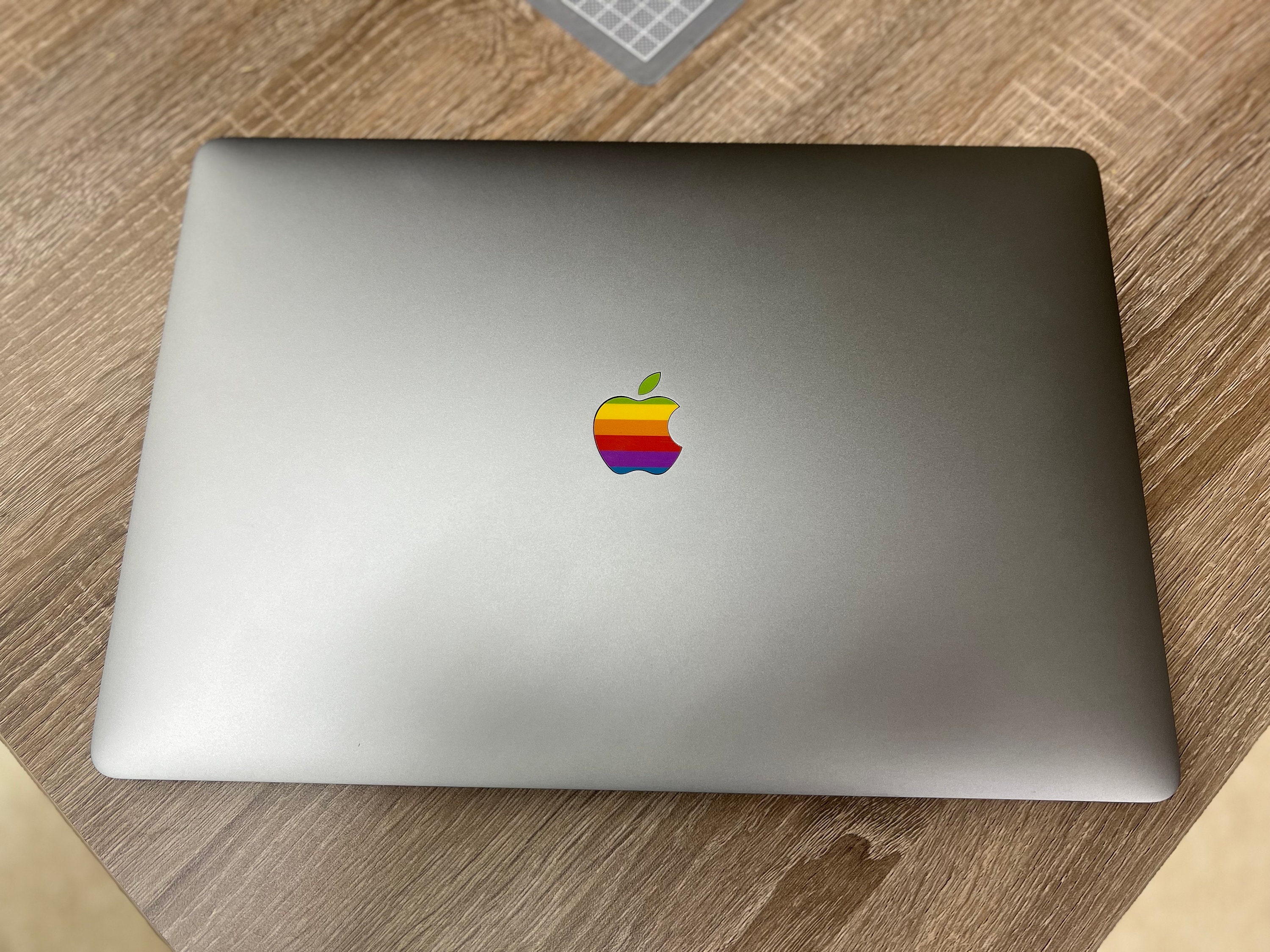 Apple Rainbow 80s' Retro Logo Sticker for MacBook Pro / - Etsy