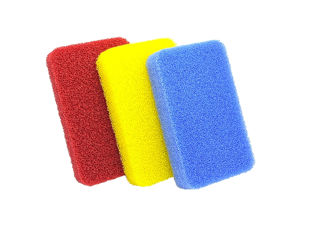 Diseno Silicone Sponges set of 3 Colors Odor & Mildew Resistant Durable