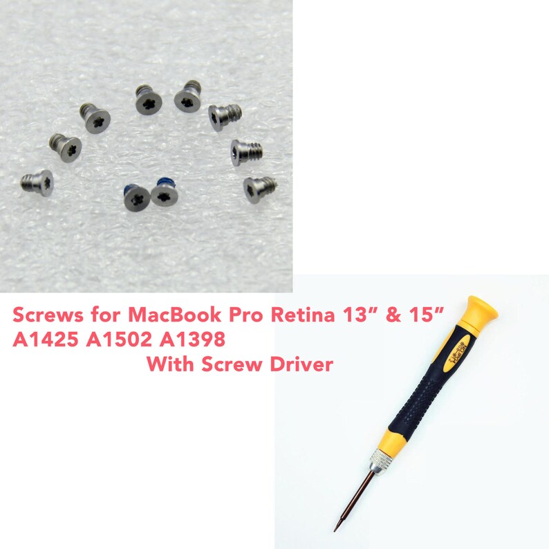 Macbook Pro Retina 13/" A1708 2016 2017 Computer Case Bottom Screws Screw
