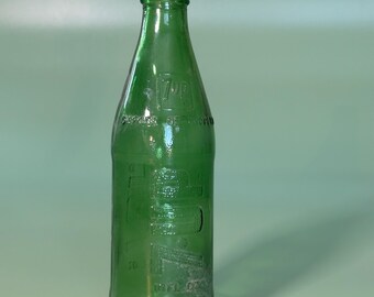 7up ビンテージ ガラスボトル ディスプレイ 7UP ヴィンテージ 空き瓶