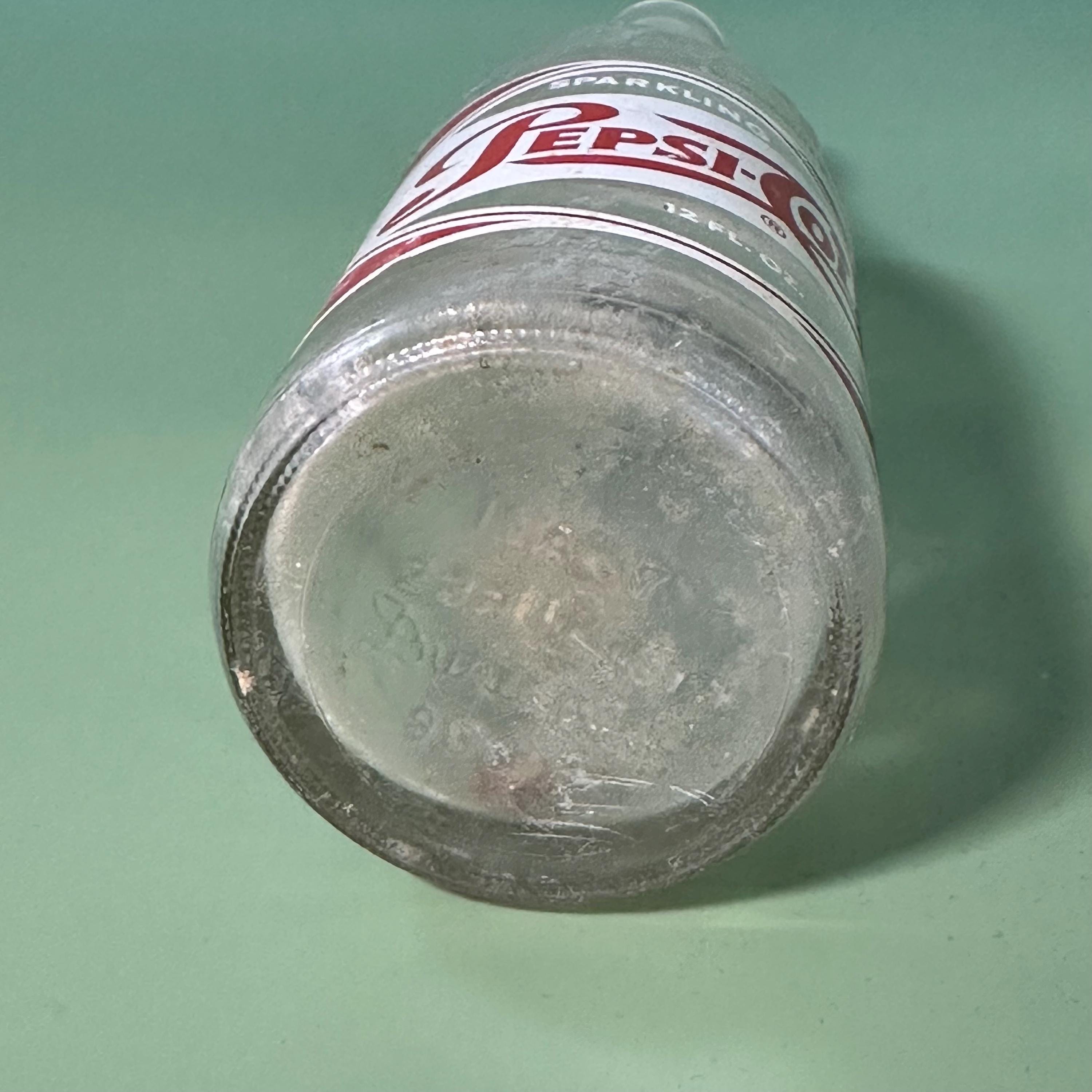 ペプシコーラボトル – 12液量オンス 透明ガラス、レトロロゴ - Etsy 日本