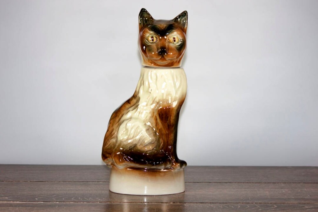 Vintage Siamese Cat JIM BEAM DECANTER 1967 Jim Bean Decanter 1967 Jim