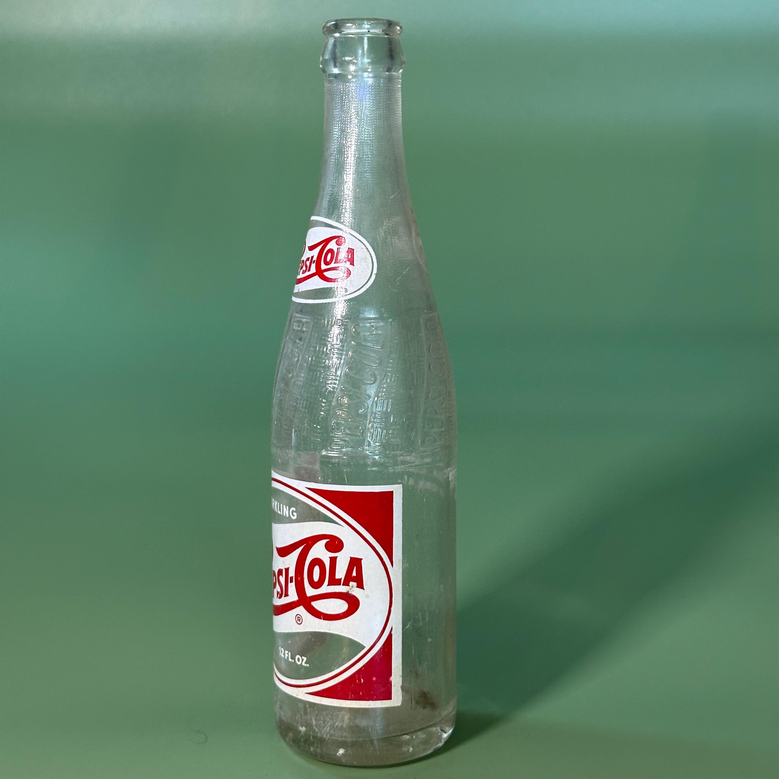 ペプシコーラボトル – 12液量オンス 透明ガラス、レトロロゴ - Etsy 日本