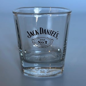 Vintage Jack Daniel’s Old No. 7 Shot Glass | Whiskey Barware Collectible Set Of 4