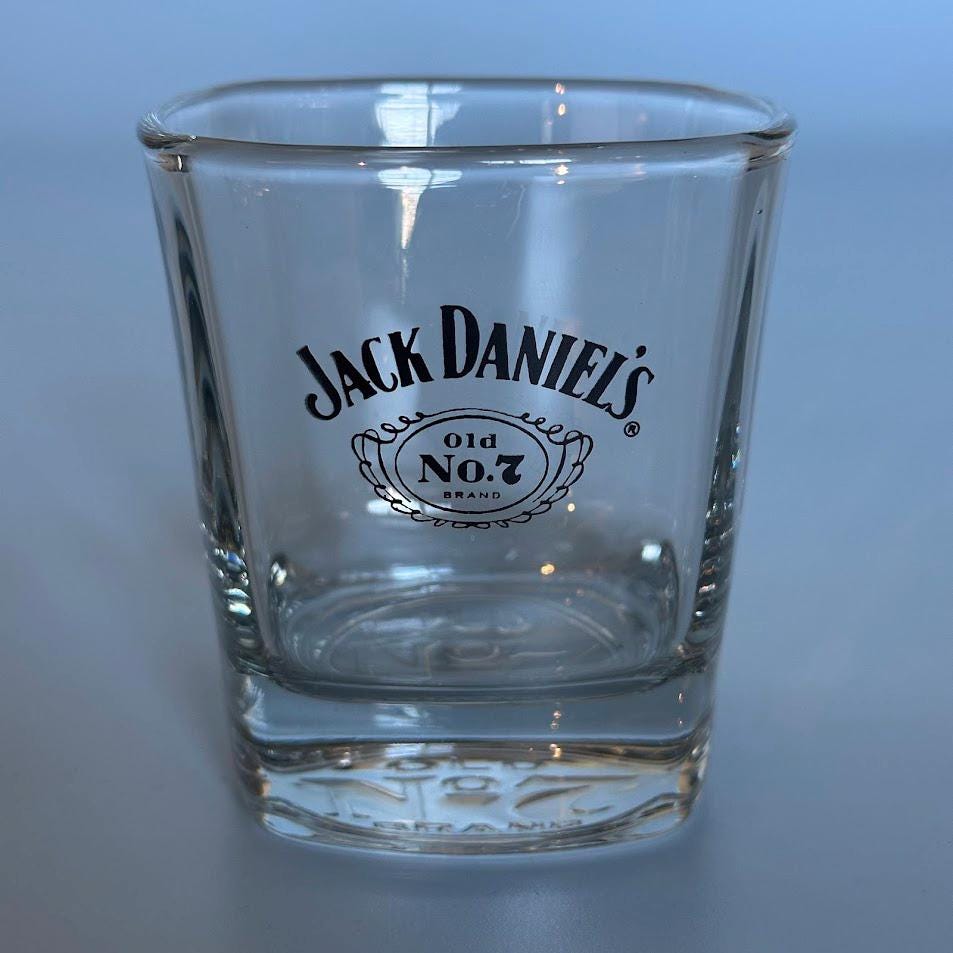 ヴィンテージ ジャックダニエル オールドNo.7 ショットグラス