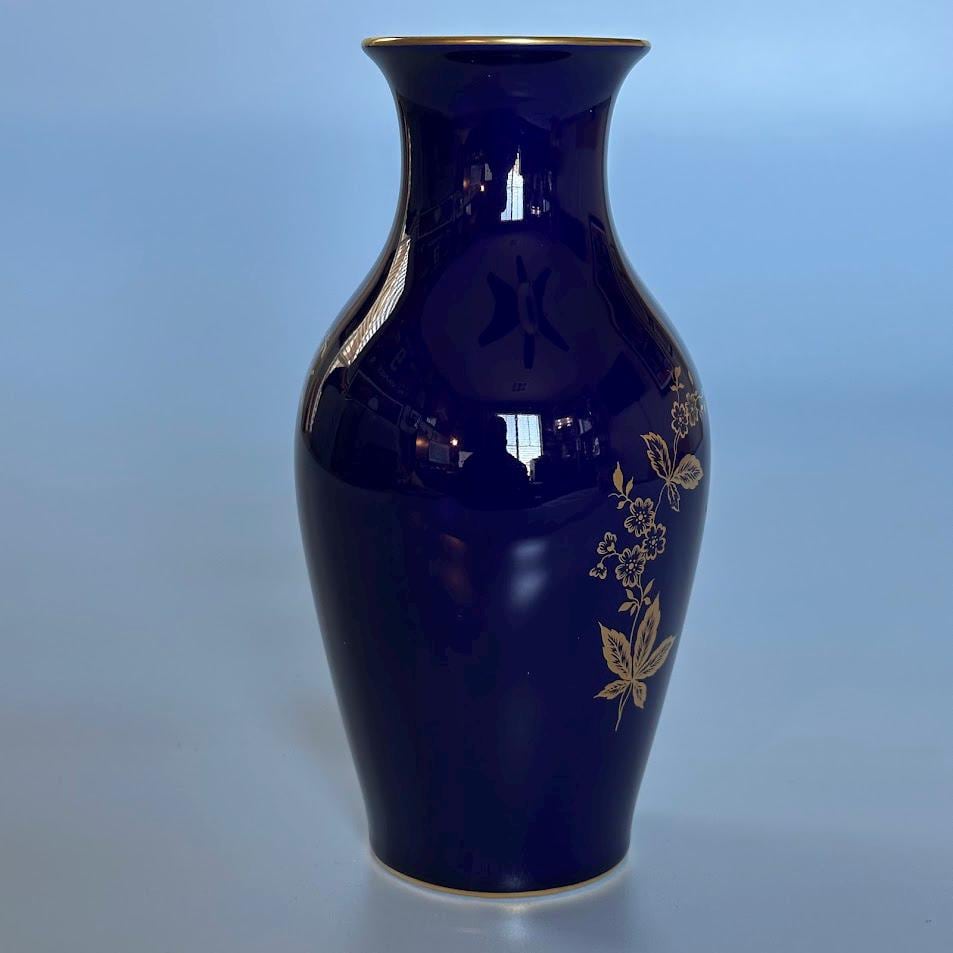 ドイツLindnerリンドナー　ブルーフラワー　猫足　花瓶　美品 il_fullxfull.6957746848_8nvo.jpg