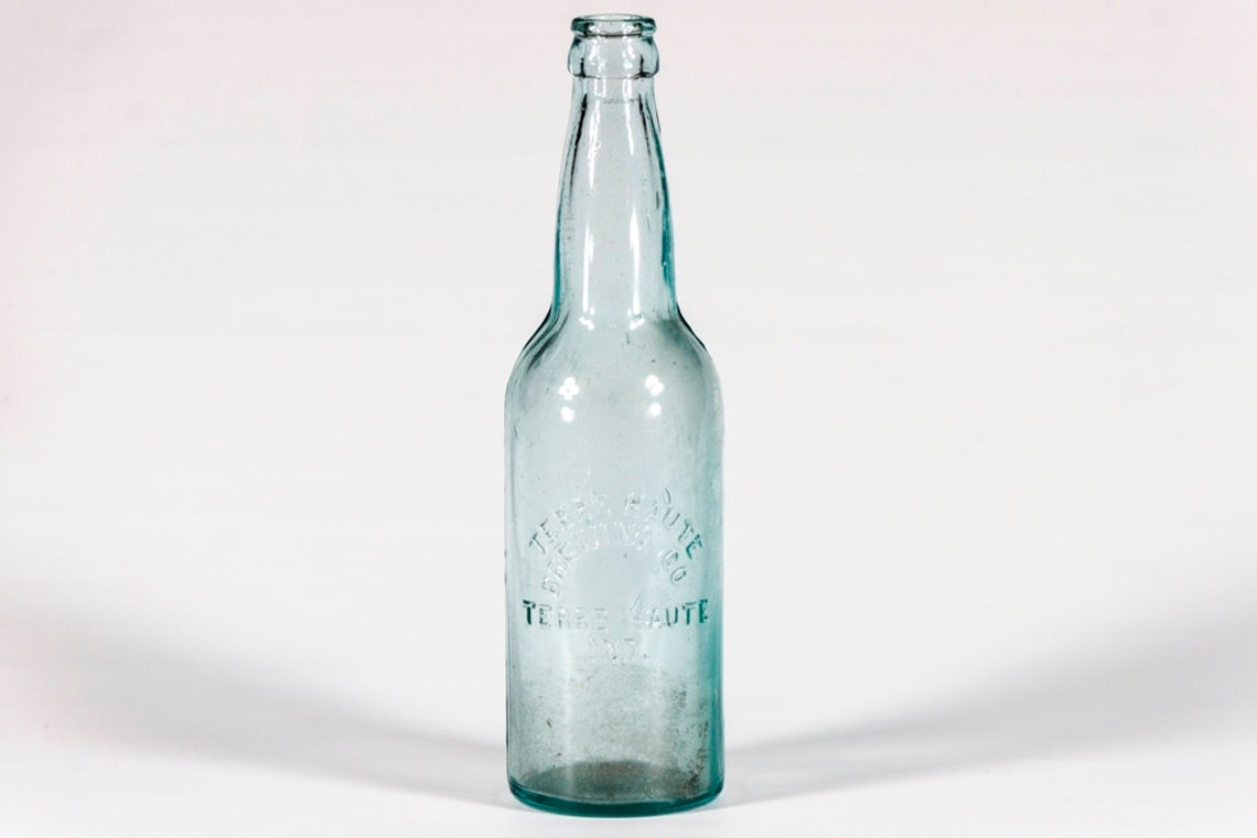 Vintage TERRE HAUTE BREWING Company Beer Bottle Vintage Aqua Etsy