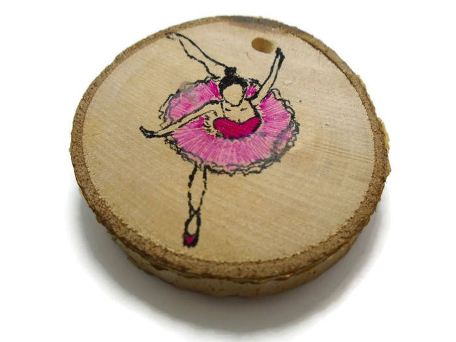 ballet dancer keychain - ballerina gift - wooden ballet dancer - ballet love - dancer gift - ballet shoes - ballet slippers - po