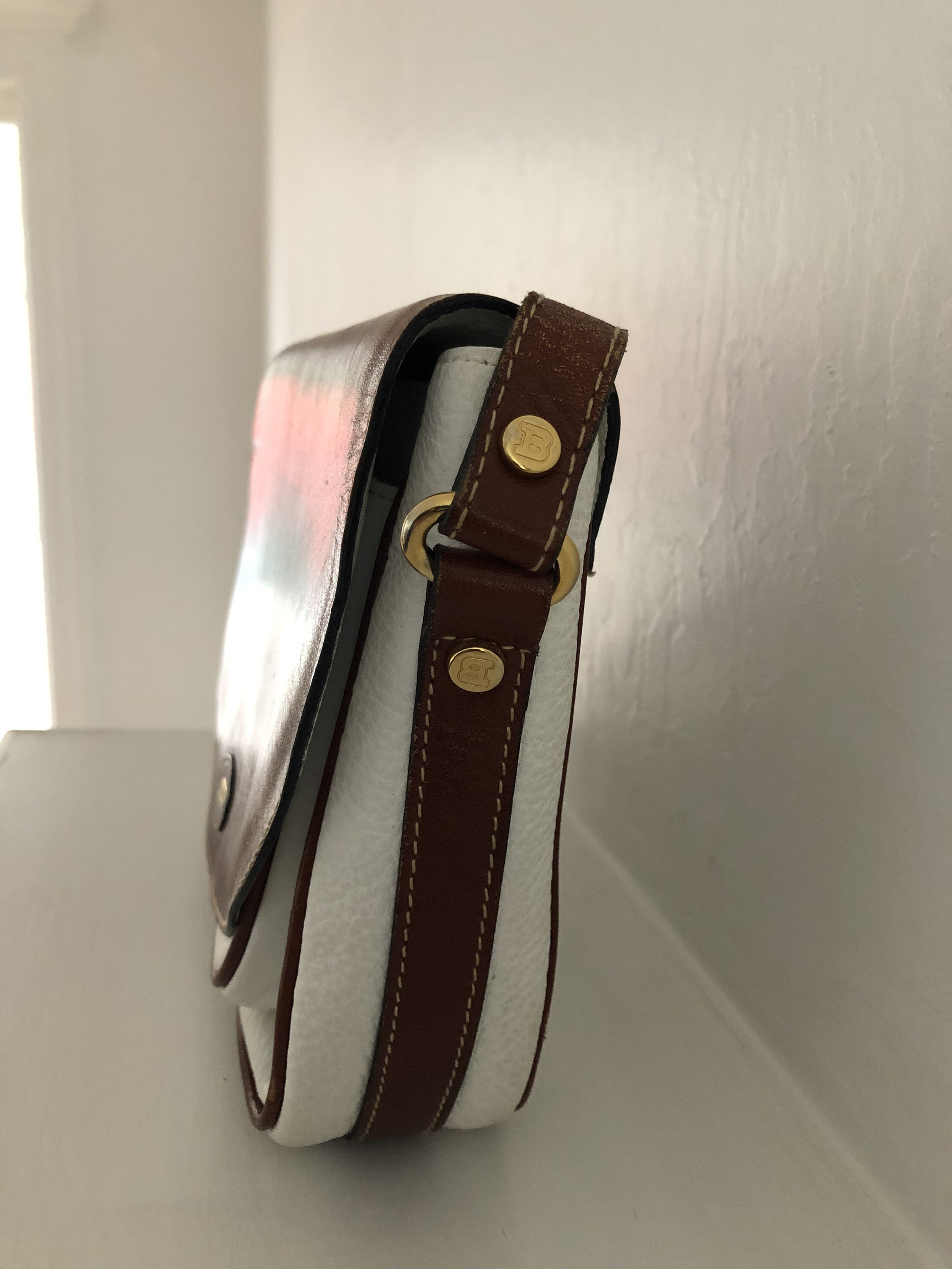 Vintage Bally bag leather shoulder bag Bally leather cross bag Etsy