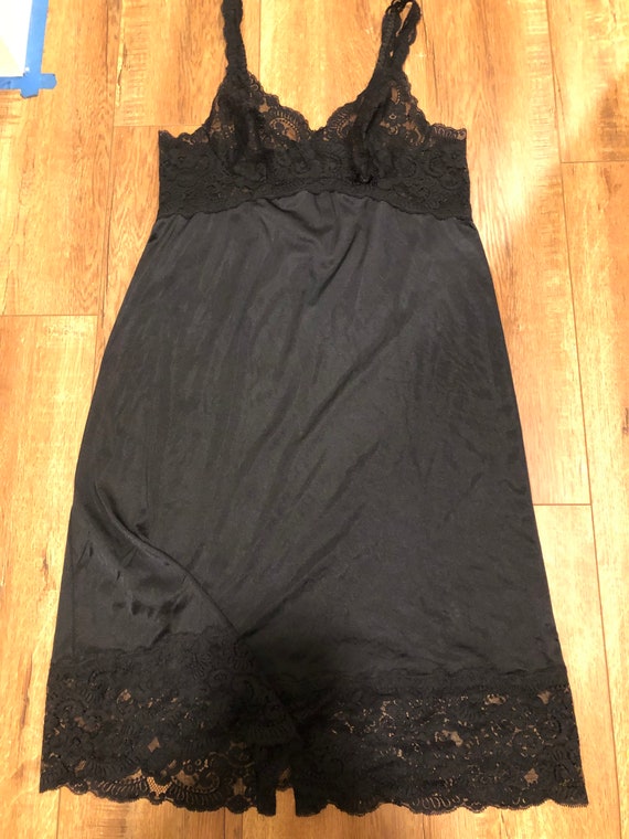 long black underdress