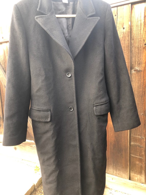 cashmere coat brooks brothers black coat wool cash