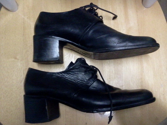 block heel oxford shoes