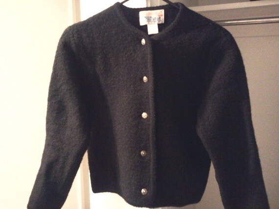 boiled wool sweater