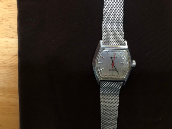 vintage Citizen wristwatch men women’s watch stai… - image 8