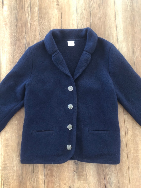 boiled wool Austrian wool cardigan wool jacket boi