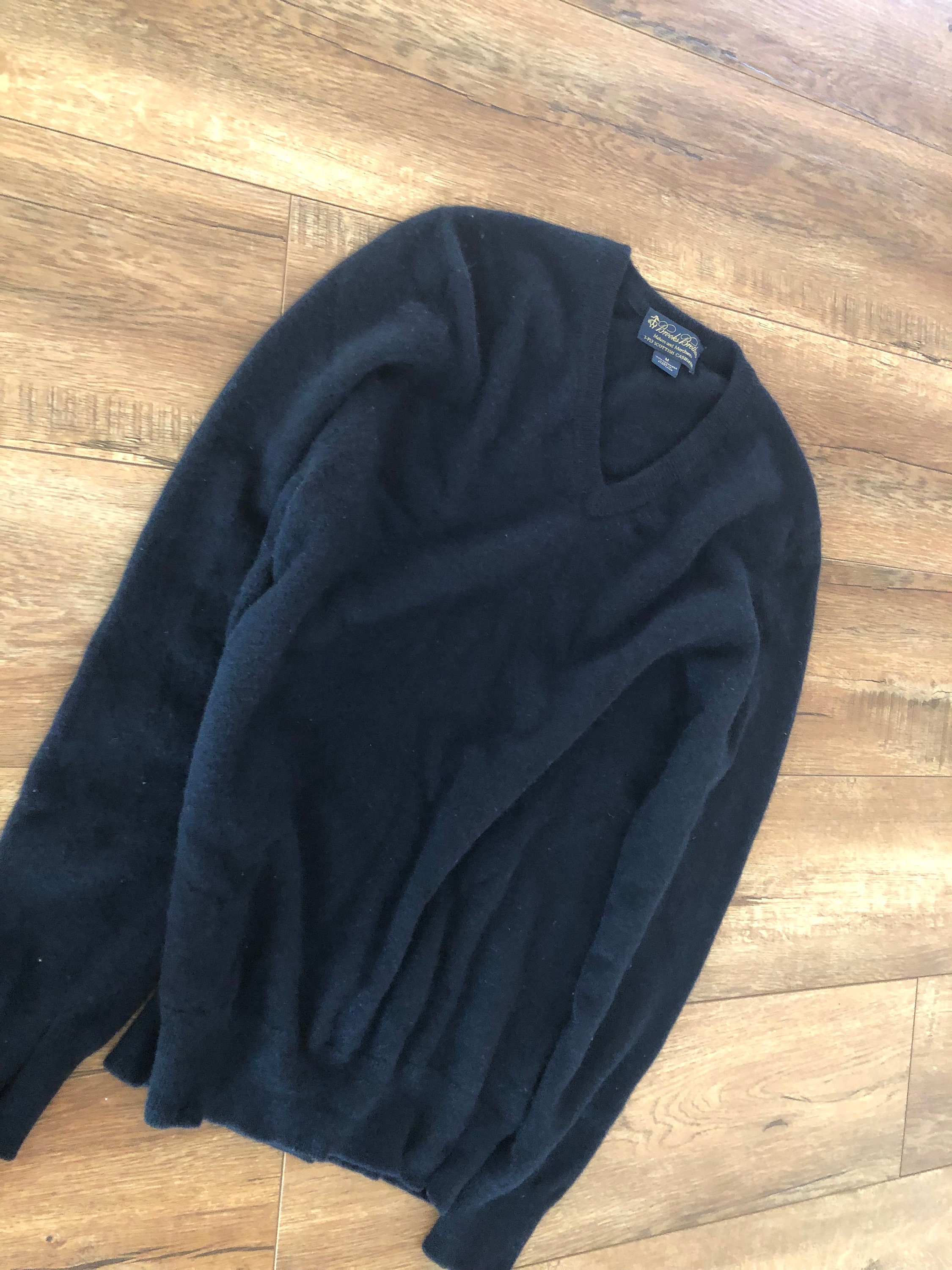 Brooks brothers 3 ply cashmere sweater sales