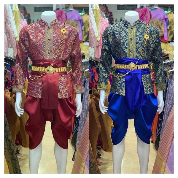 Asian dress for men, khmer clothes , khmer dress, Thai-lao dress,Thai dress, Lao sarong, Lao clothing,