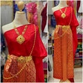 Traditional Thai dress, Thai Lao Khmer wedding dress, Thai-lao dress, Thai dress, Lao sarong, Lao clothing, product logo