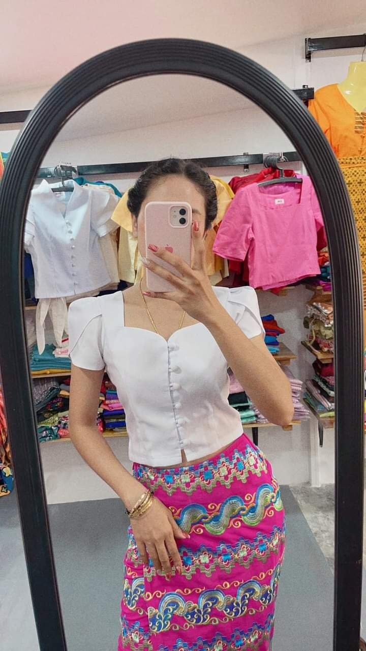 Myanmar Traditional Fashion Dress