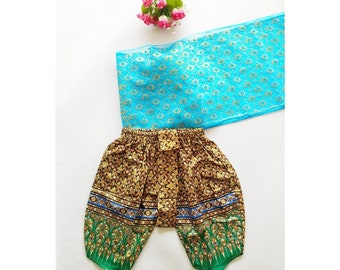 One Thai dress for girl, toddler girl Thai dresses, Thai traditional dress for kid ,Thai dress, Thai kid clothing, Thai dresses for girl