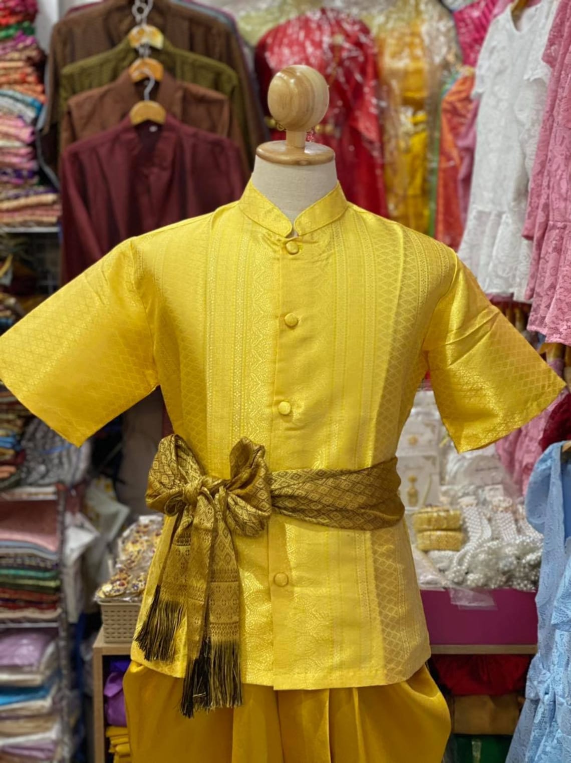 Asian shirt for men khmer clothes khmer dress Thailao Etsy