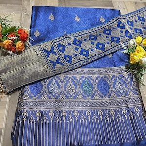 Set of Lao traditional dress, each set  including with  1 skirt and 1 sabai