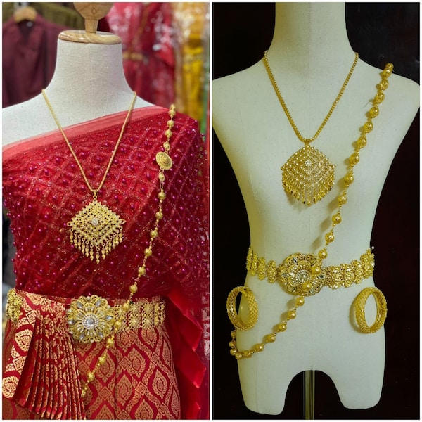 Thai, Lao,  Khmer jewelry for wedding dancing