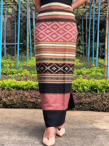 Free size Boho Wrap Skirt Thai Woven Sarong Myanmar sarong | Etsy