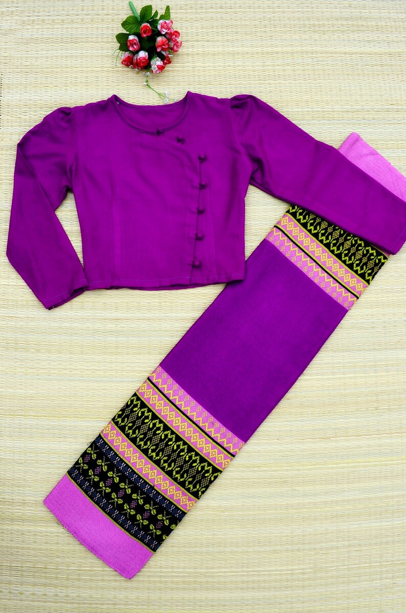 Myanmar Fabric Dress