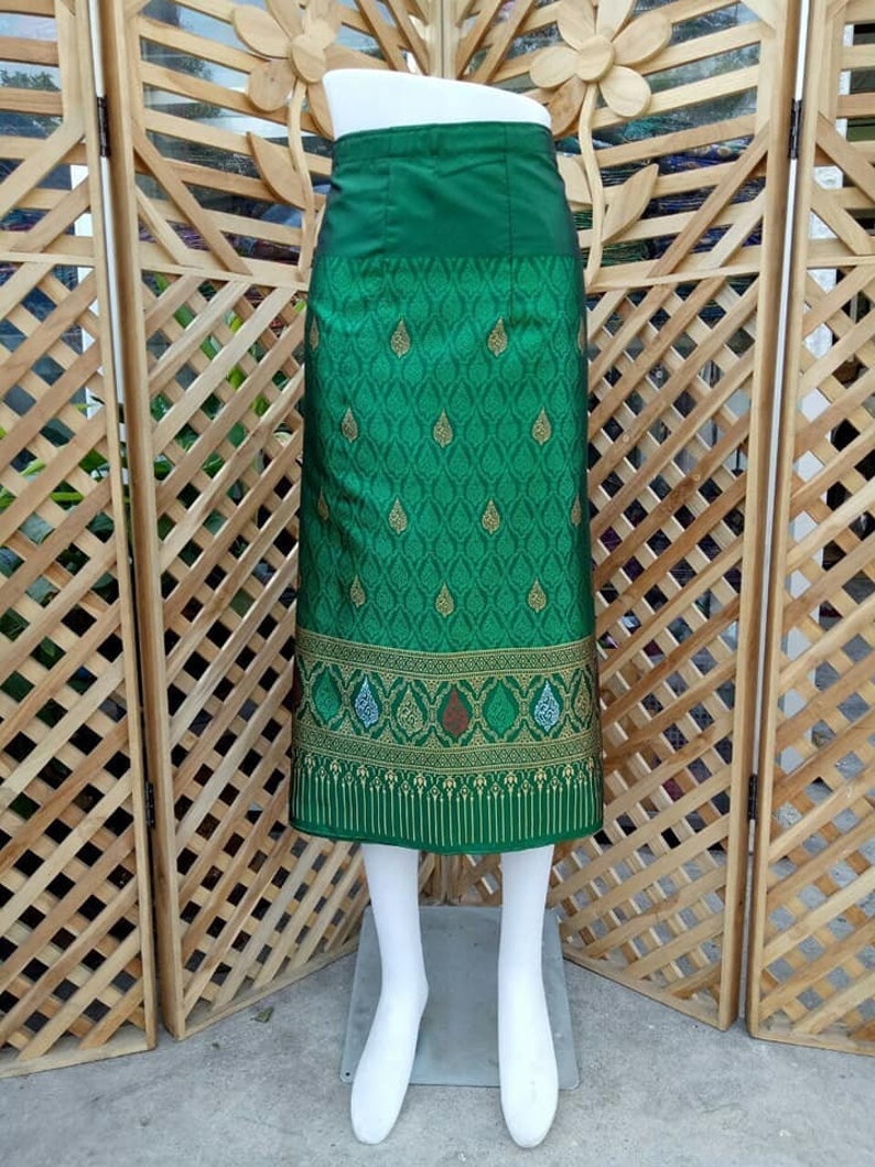 Finished traditional Lao sarong Lao skirt Thai sarong Thai | Etsy