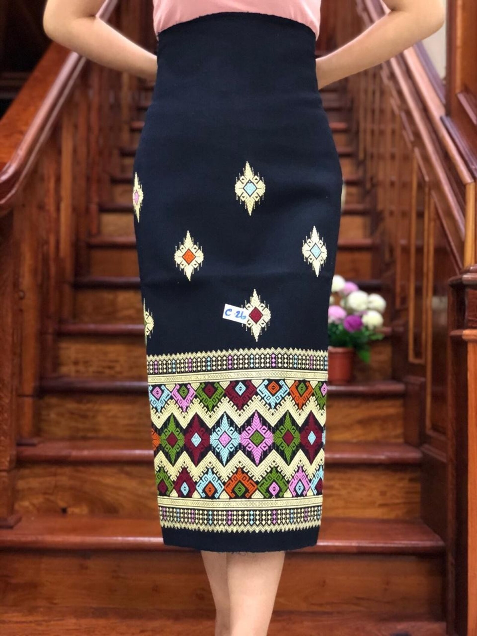 Traditional Lao sarong/ Finished skirt Lao skirt Thai Etsy