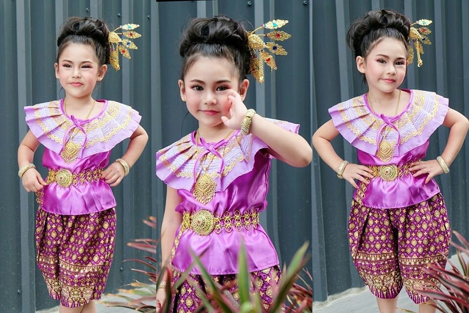 One Thai dress for girl toddler girl Thai dresses Thai Etsy