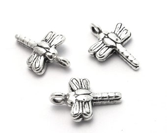 Karen Hill Tribe Silver Small Dragonfly Charm