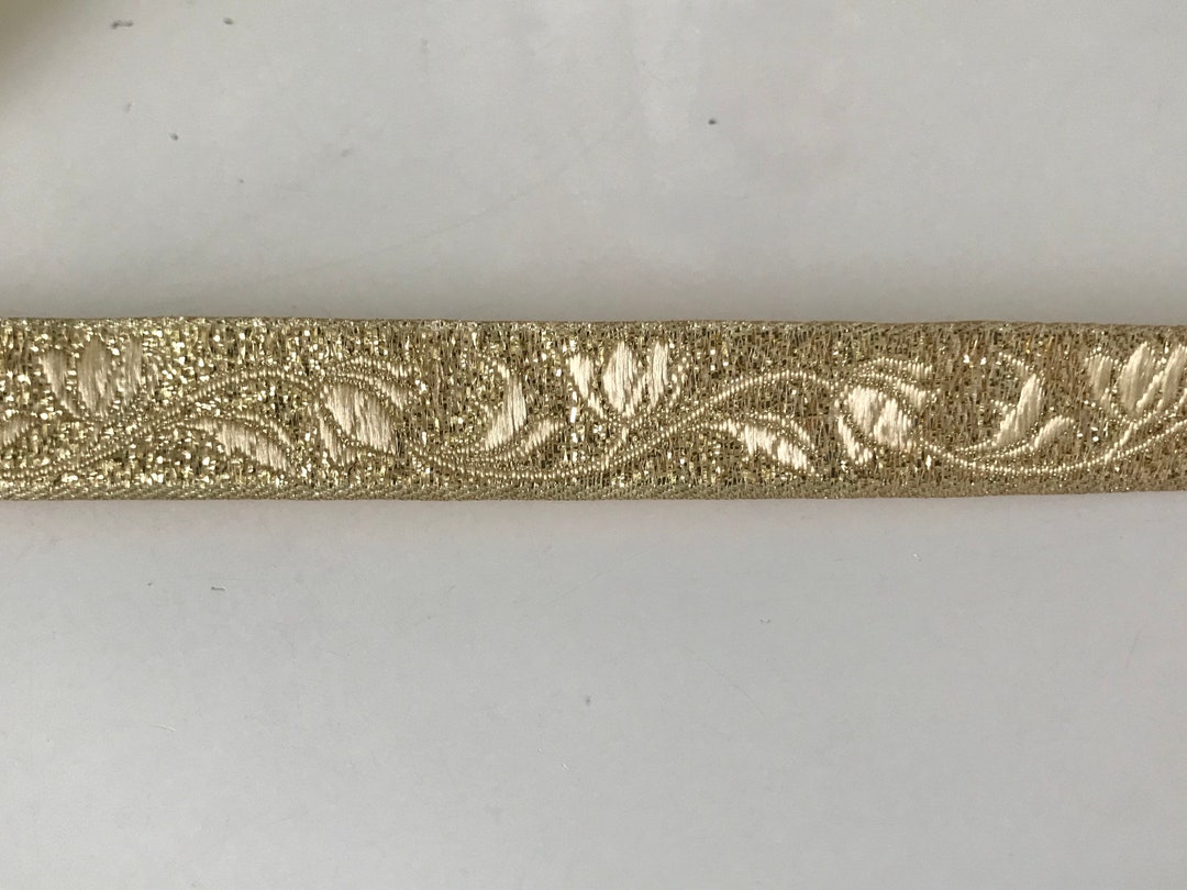 Medieval Braid, Medieval Ribbon, Medieval Ribbon, Blue and Gold ...