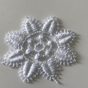 Dentelle avec fil de soie 5,5 cm de largeur