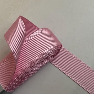 Cinta grosgrain rosa de 1 cm de ancho