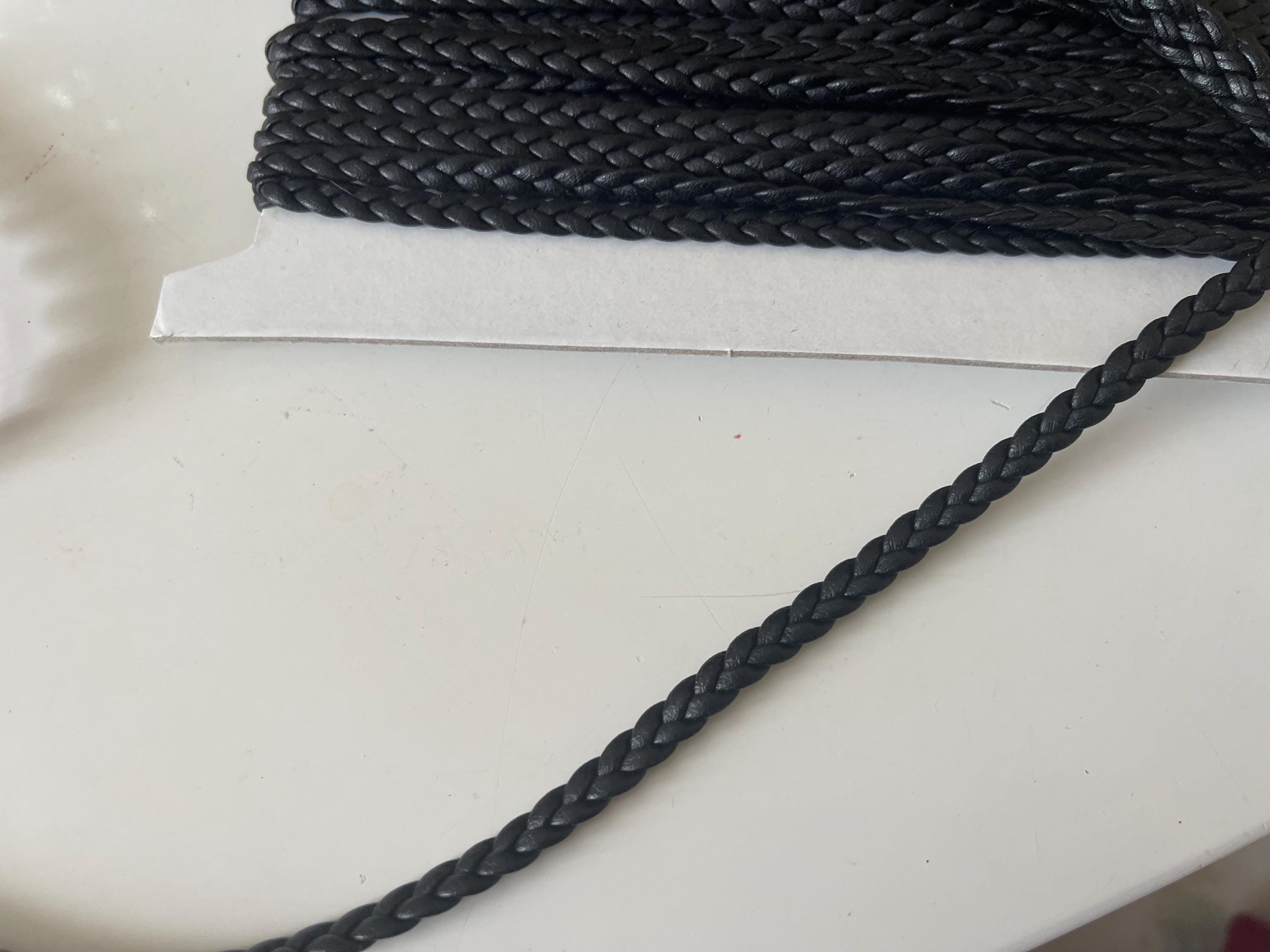 5mm Wide Braided Faux Leather Ribbon - Etsy