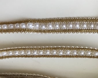 Pearl ribbon, pearl braid, pearl ribbon to sew,
