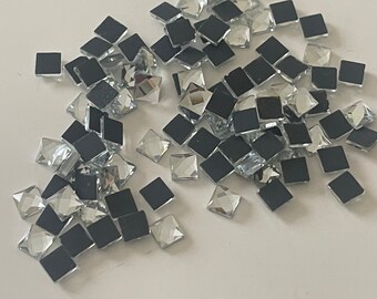 5mm crystal hotfix square rhinestone