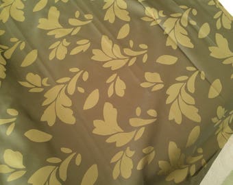 Fabrics for double curtains green