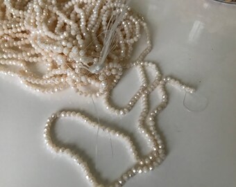 Perle en cristal  facette 4 mm,perle,perle cristal,